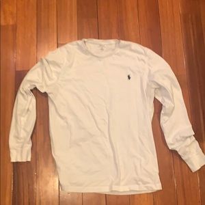 Large White Long Sleeve T-Shirt